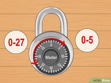 Image titled Crack a "Master Lock" Combination Lock Step 14